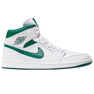 Jordan 1 Mid White Mystic Green Men’s Size 8